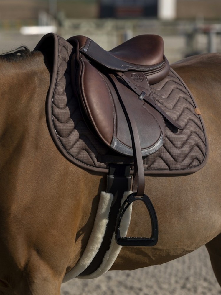 Saddle pad Tweedytan Equithéme