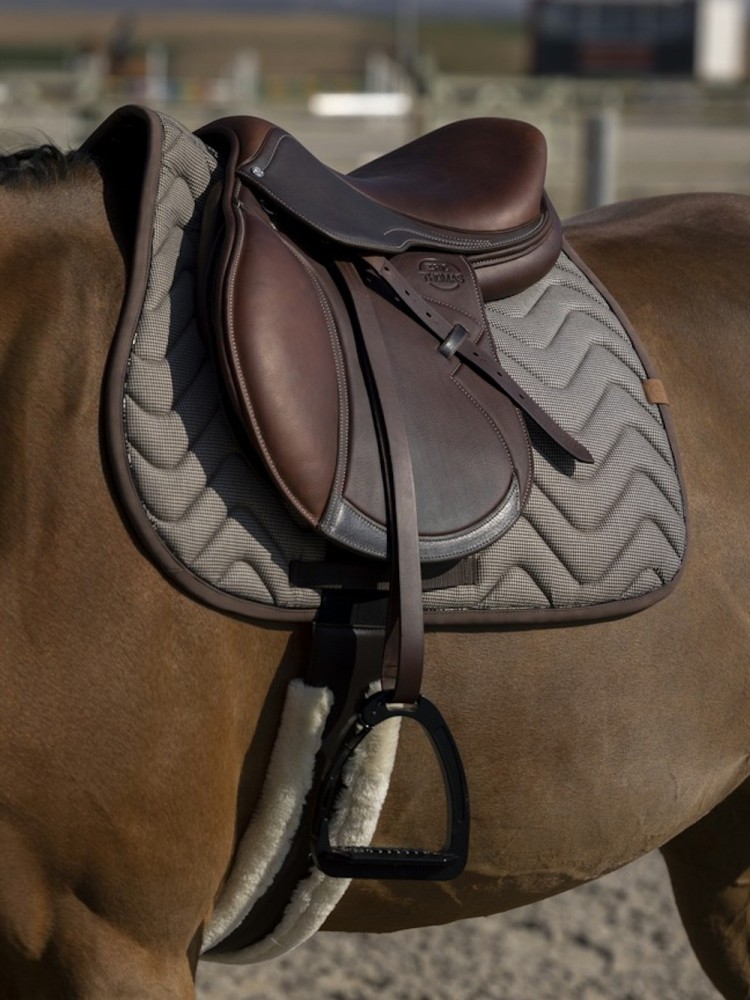 Saddle pad Tweedytan Equithéme