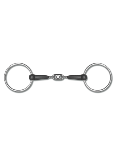 Rubber snaffle bit 15mm Waldhausen