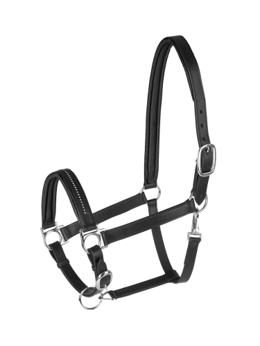 Leather halter Diamond Star