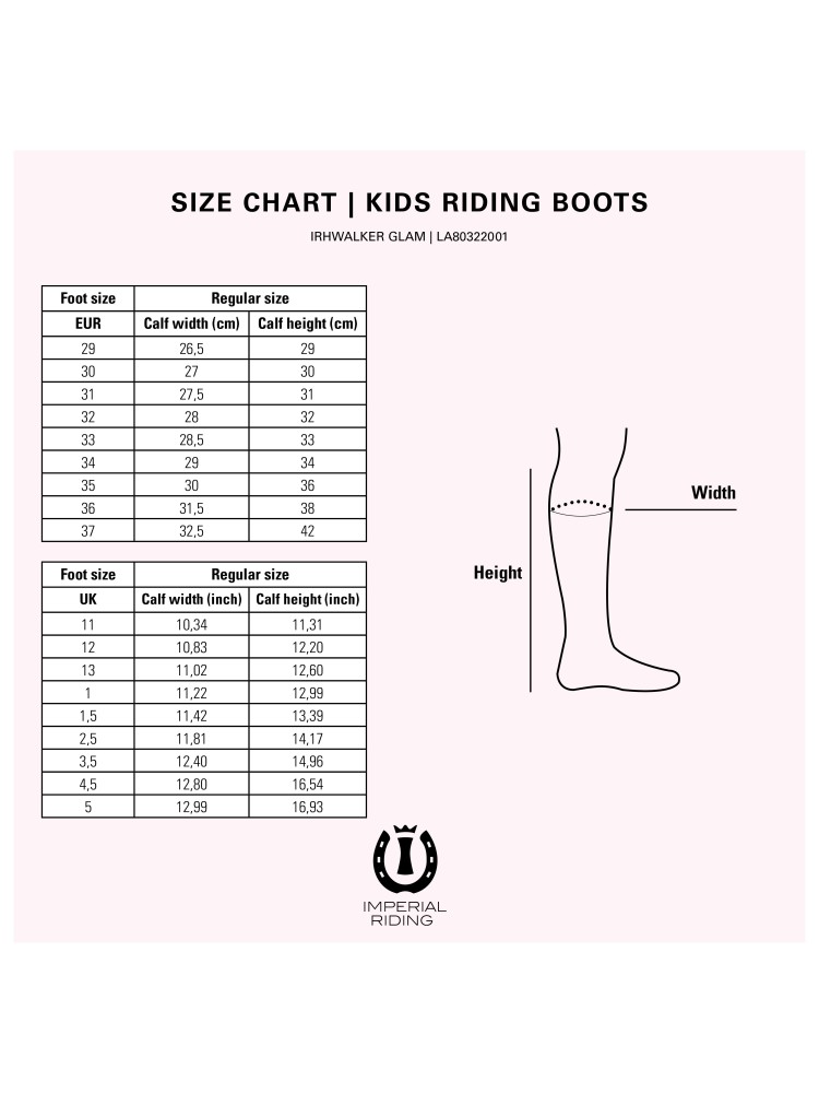 Riding boots Walker Glam Kids Imperial Riding
