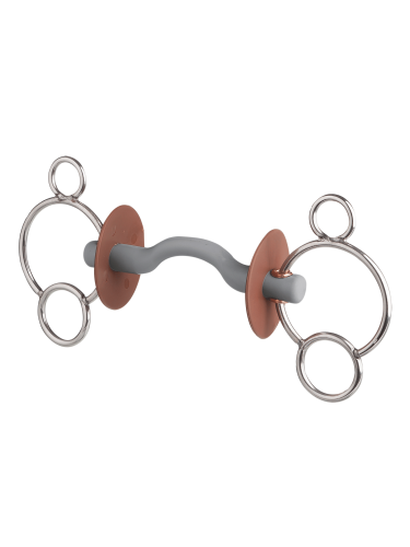 Bar bit Tongue Port 3-Ring 18mm Beris