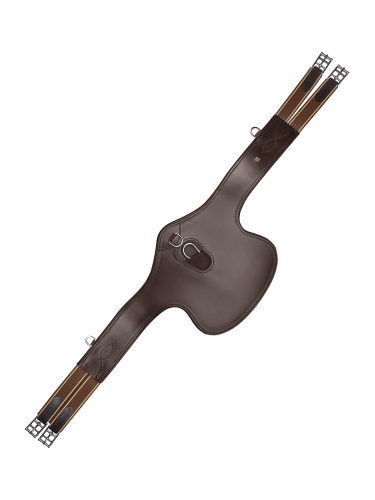 Leather girth Stud Guard Waldhausen