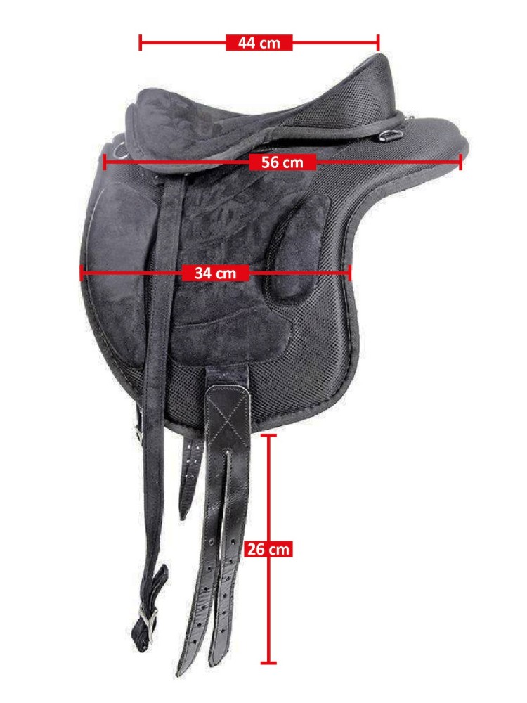 Treeless saddle HKM
