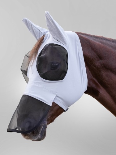 Fly Mask with Nose Protection Puck Waldhausen