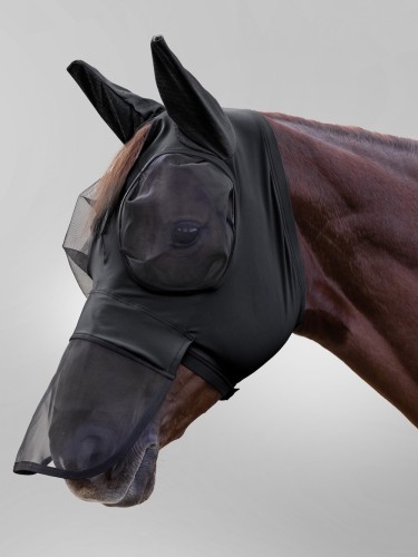 Fly Mask with Nose Protection Puck Waldhausen