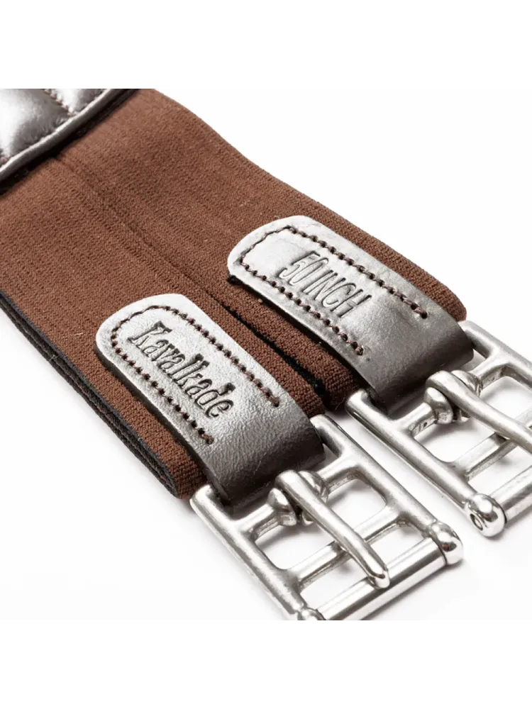Girth Soft Leather Casper Elastic Kavalkade