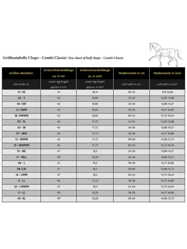 Half chaps Combi Kavalkade