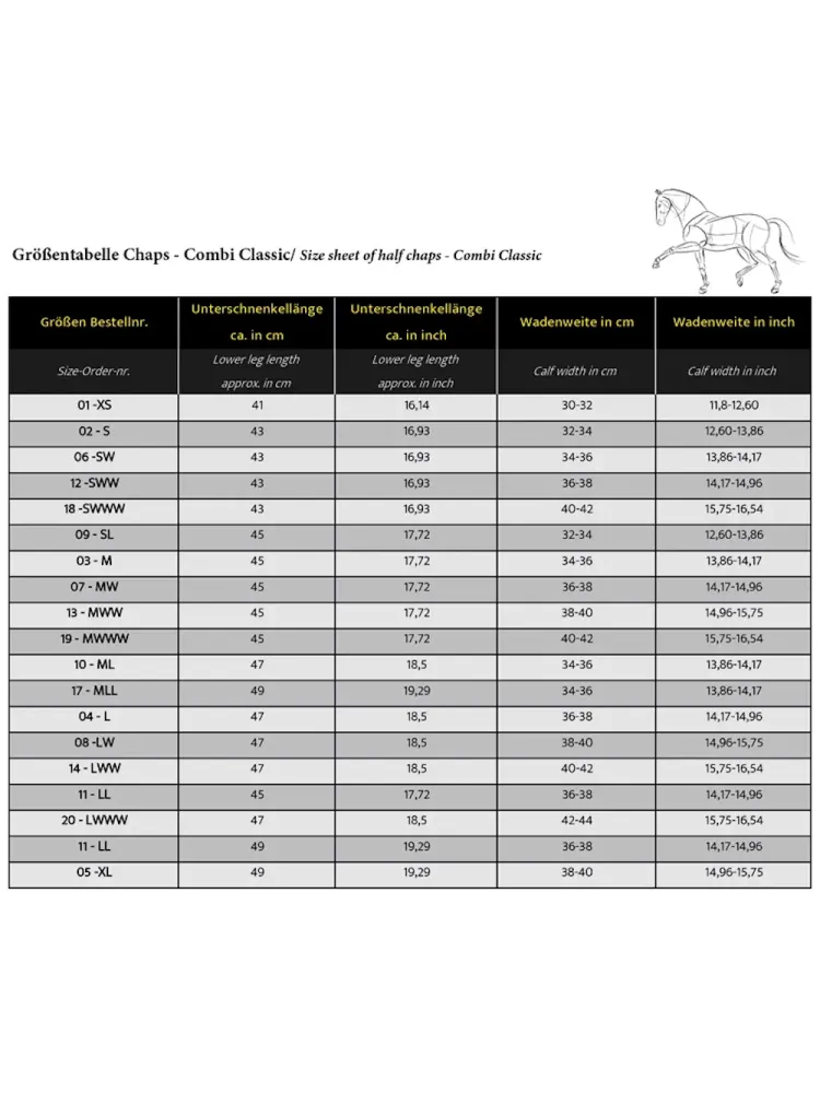 Half chaps Combi Kavalkade