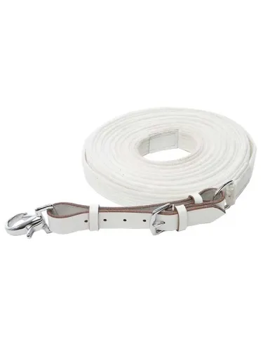 Lunging line Vaulting Soft White 8.5m Kavalkade