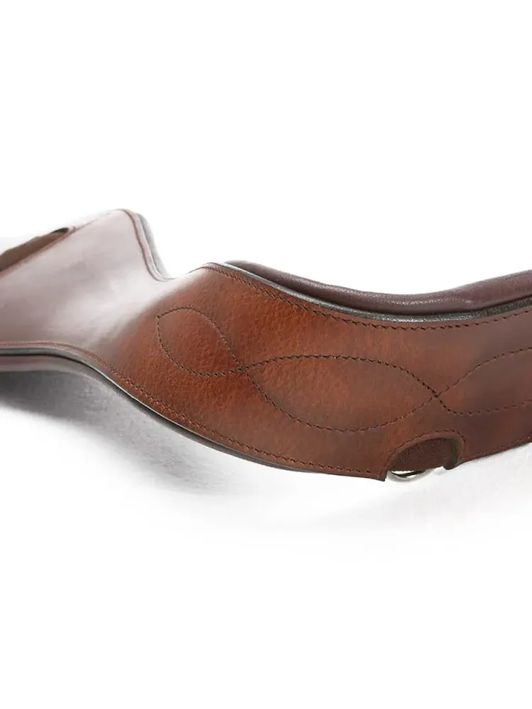 Girth Oiled Leather Shape Elastic Kavalkade