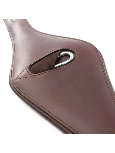Girth Oiled Leather Shape Elastic Kavalkade