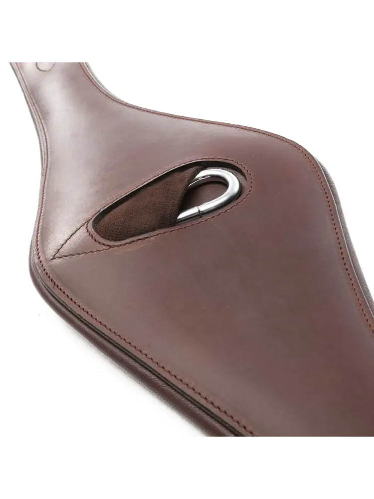 Girth Oiled Leather Shape Elastic Kavalkade