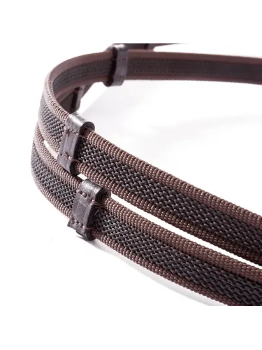 Reins Rubberised 16mm Kavalkade