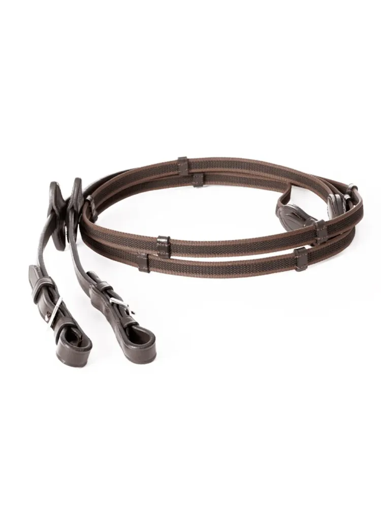 Reins Rubberised 16mm Kavalkade