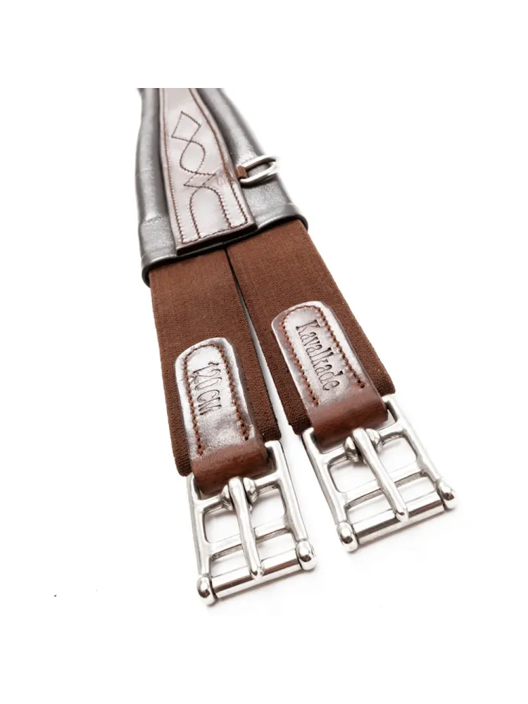 Girth Oiled Leather Classic Elastic Kavalkade