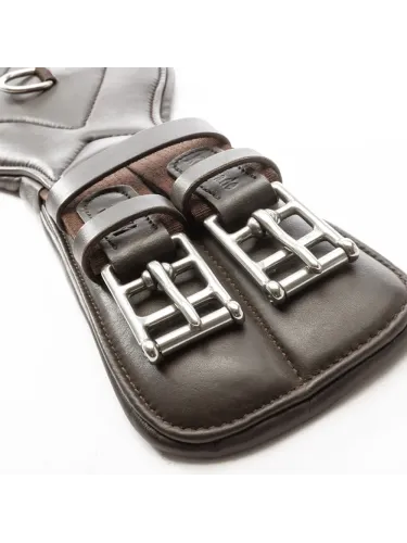 Short girth Soft Leather Comfort Elastic Kavalkade