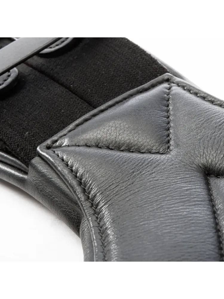 Short girth Soft Leather Comfort Elastic Kavalkade