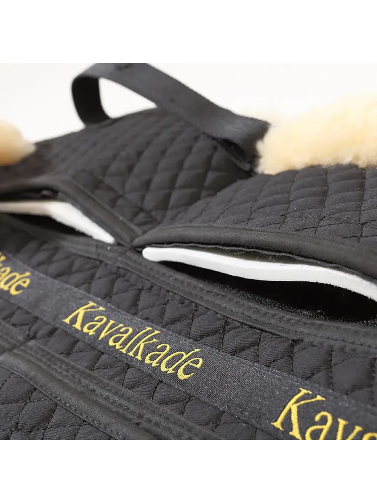 Lambskin saddle pad Trim Pockets Kavalkade