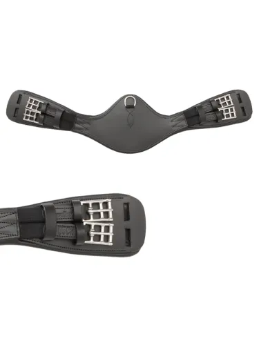 Short girth Oiled Leather Casper Elastic Kavalkade