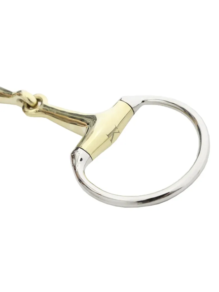 Olive-link single jointed snaffle 16mm Kavalkade