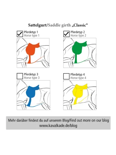 Girth Classic Klimatex Kavalkade