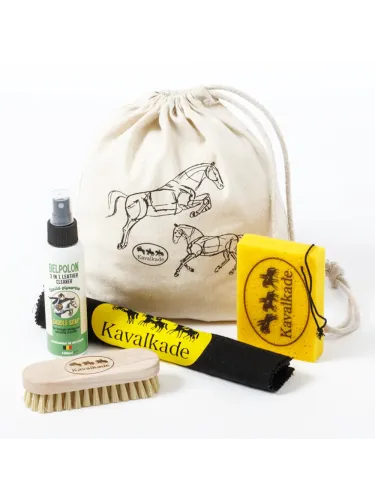 Shoe and leather care set Kavalkade