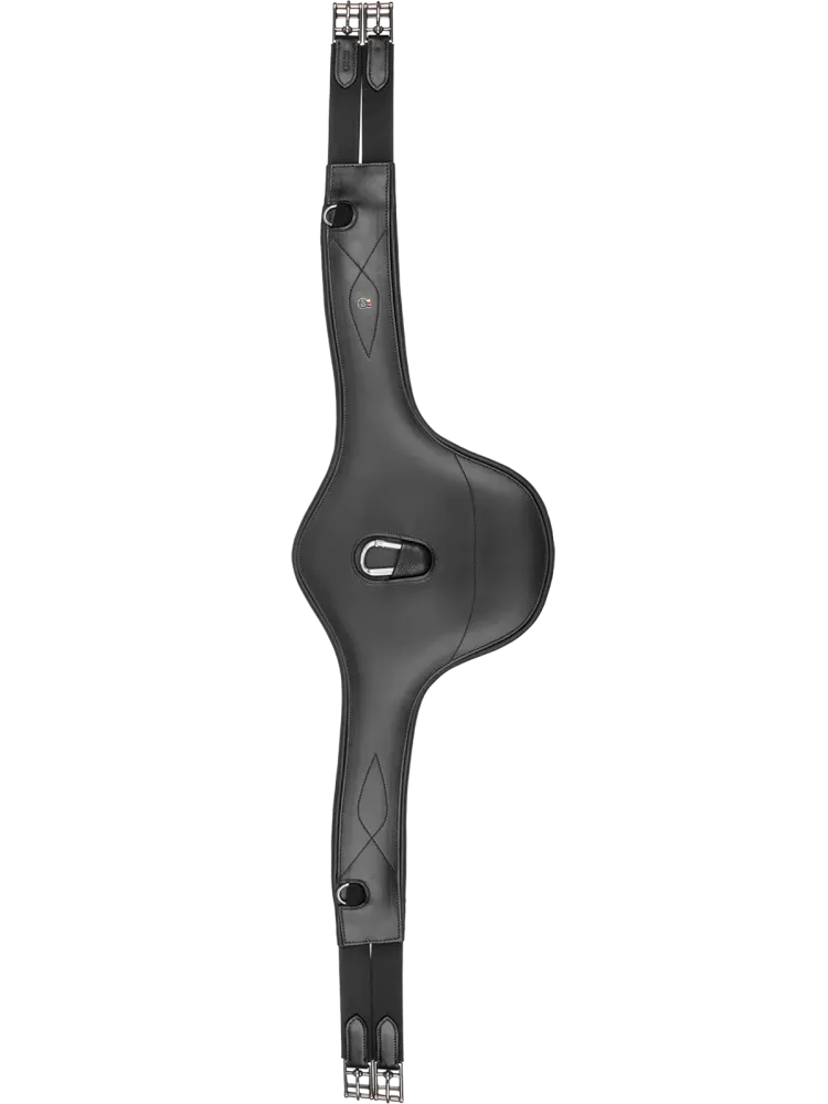 Leathergirth with stud guard Belly Flap Waldhausen