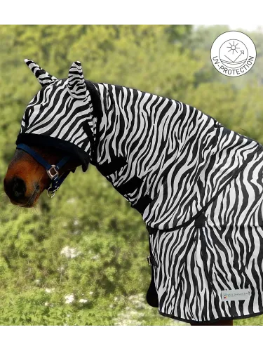 Neck piece Zebra Fly Rug Waldhausen