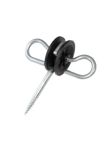 Gate insulator for wooden post