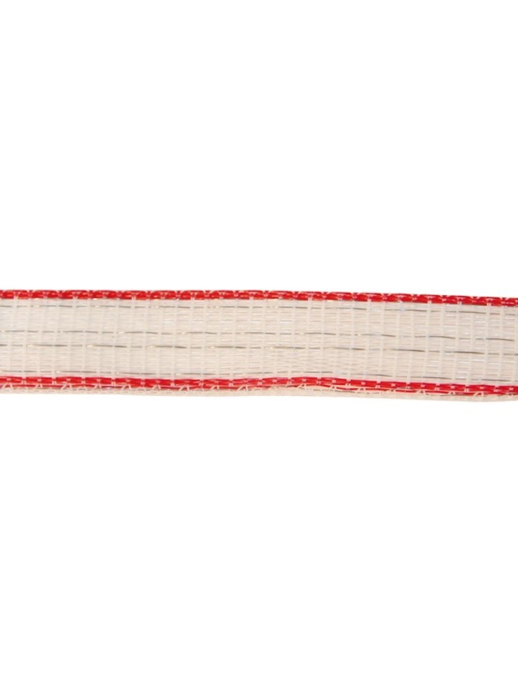 Tape TopLine Plus White/red 20mm/200m AKO