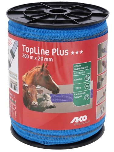 Tape TopLine Plus Blue 20mm/200m AKO