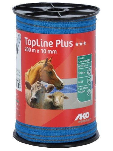 Tape TopLine Plus Blue 10mm/200m AKO