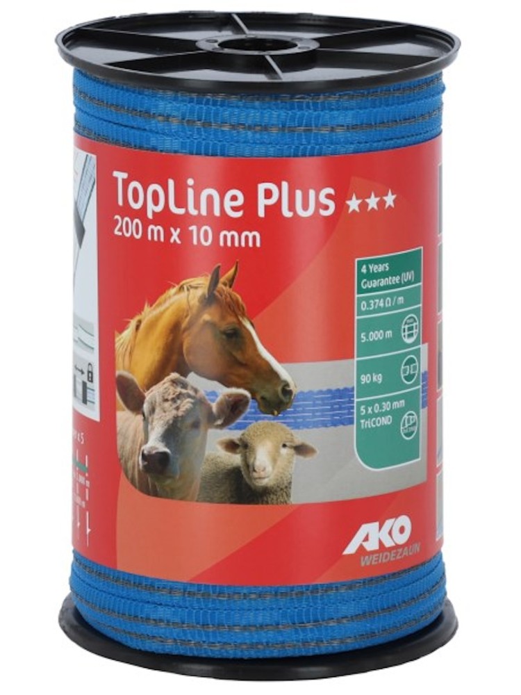Tape TopLine Plus Blue 10mm/200m AKO