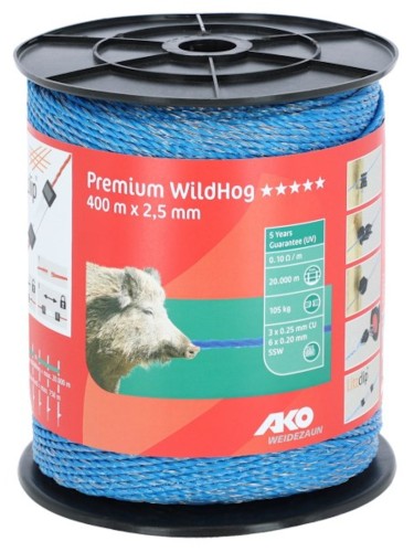 Poly Wire Premium WildHog Blue 400m AKO