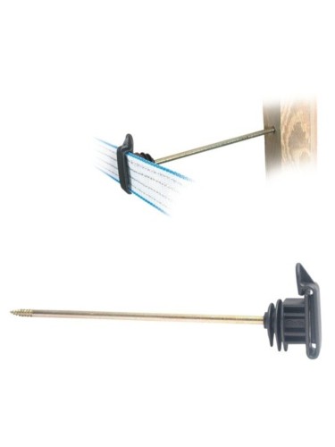 Distance insulator for tape on wooden post 10pcs