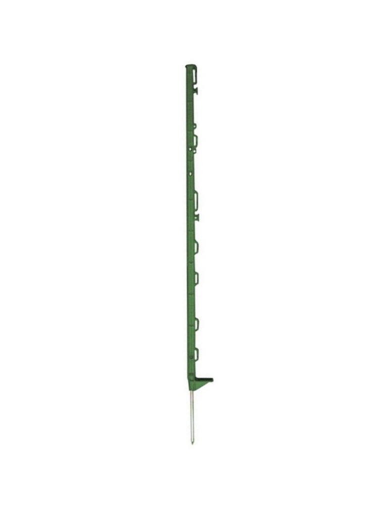 Plastic pole with one-sided foot support green 1.05m Plastic pole with one-sided foot support green 1.05m