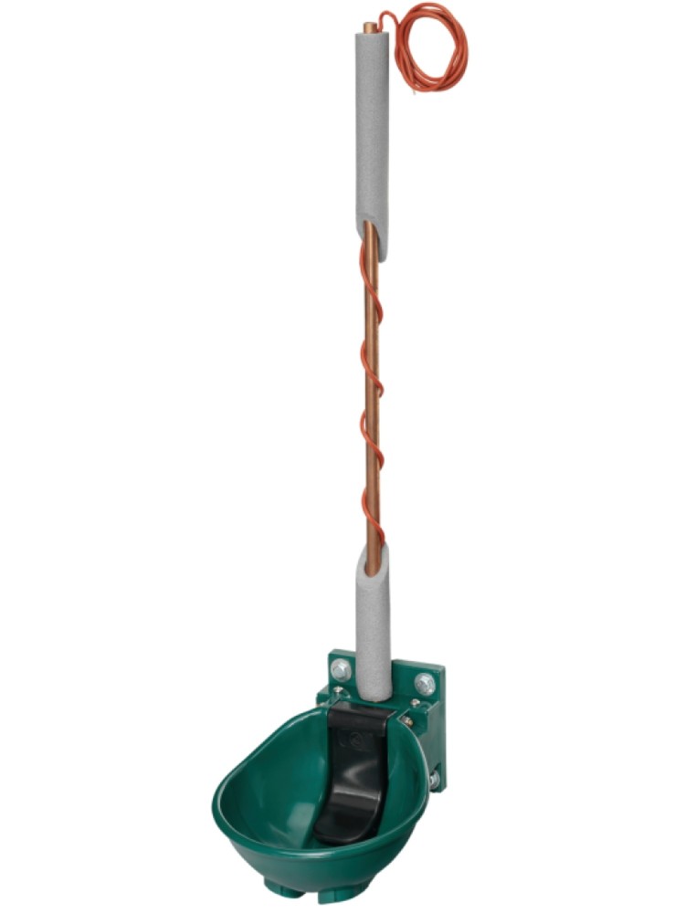 Heated plastic drinker Lister SB 2H RBH with cable 2m 230/66W
