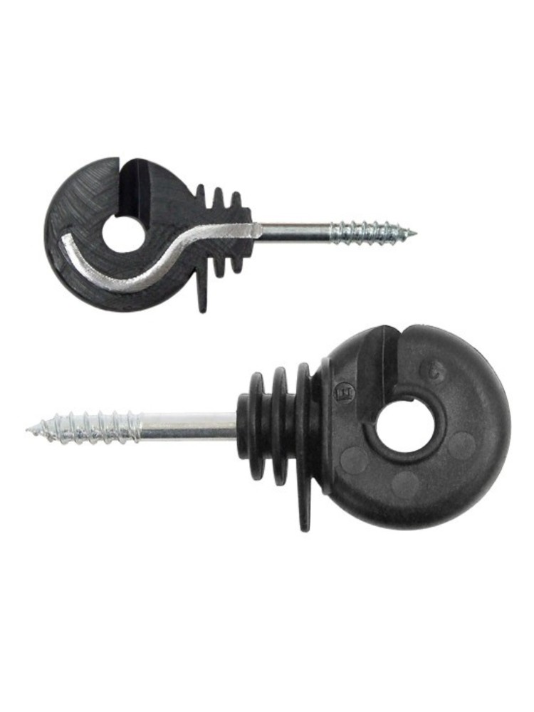 Extra strong ring insulators in a bucket 250 pcs + insulator installation tool