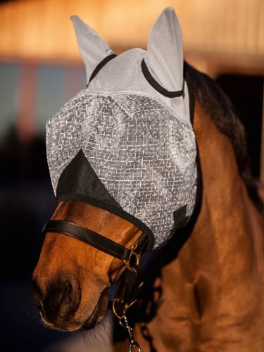 Fly Mask with Ear Protection UV Covalliero