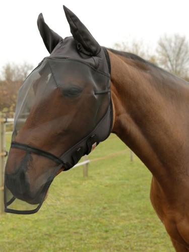 Fly Mask with Ear and Nose Protection Covalliero
