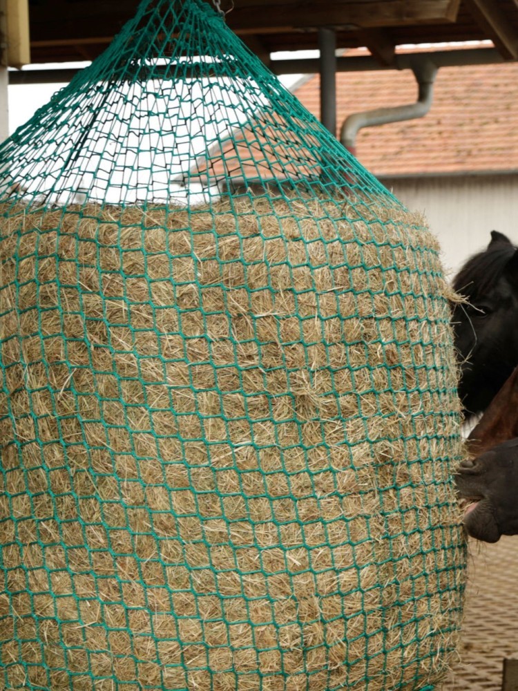 Hangable Round Bale net Ø150, mesh 4.5cm, Kerbl