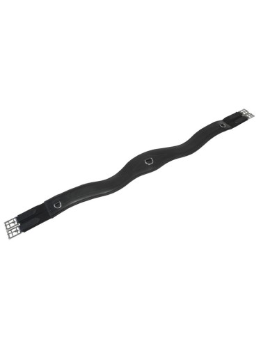 Saddle girth S-Model Elastic Leather Wahlstén