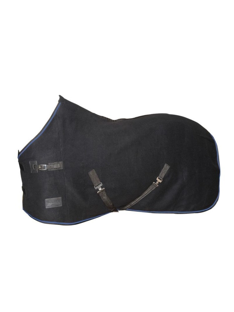 Wool rug Svart Heavy Wool black-navy Wahlstén