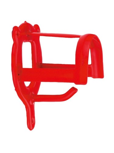 Bridle rack Metal Kerbl red