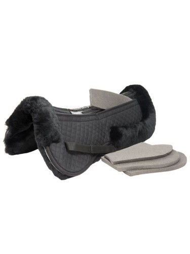 Half pad Elite Sheepskin Black Wahlstén