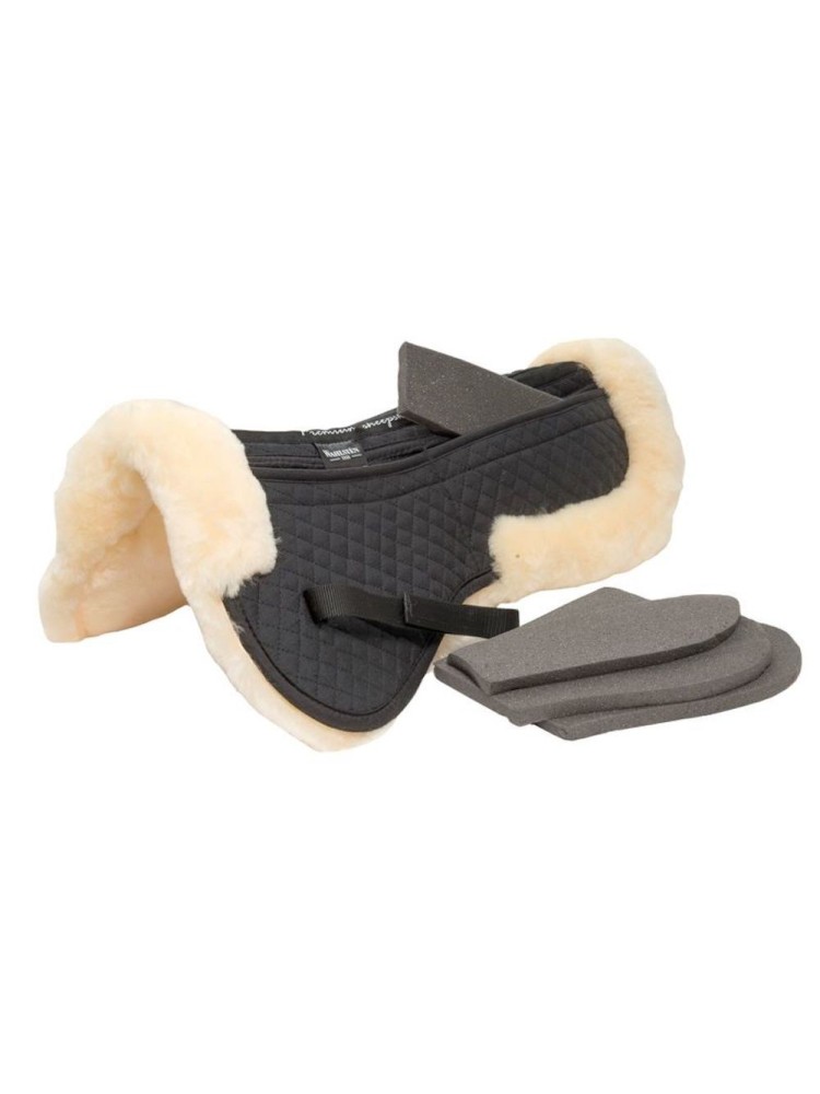 Half pad Elite Sheepskin Black Wahlstén