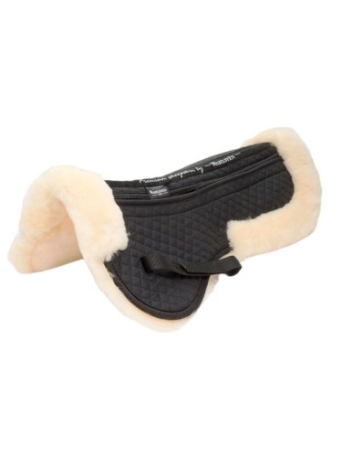 Half pad Elite Sheepskin Black Wahlstén